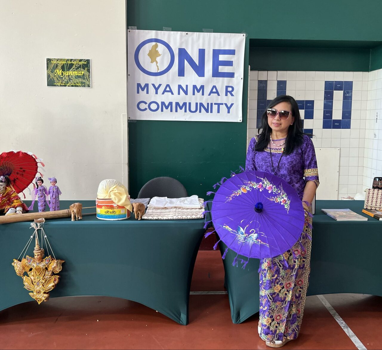 Swe Swe Myint, a dedicated member of One Myanmar Community in San Francisco Bay Area